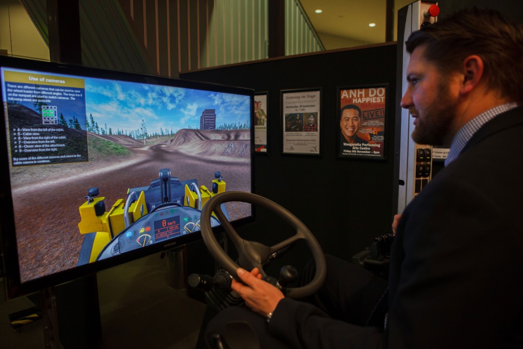 photo of simulator