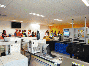 SITE PHOTO: Visit to William Adams laboratory led by Jason Rudge