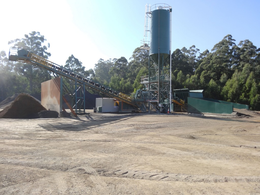 SITE PHOTO: New Pugmill at Castella Quarries.