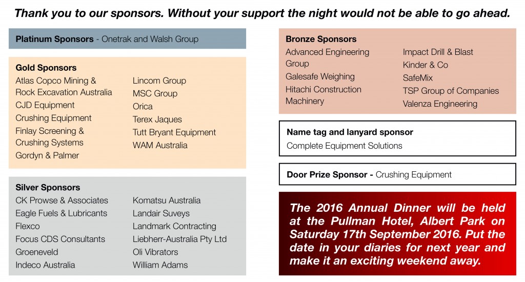 A list of our sponsors