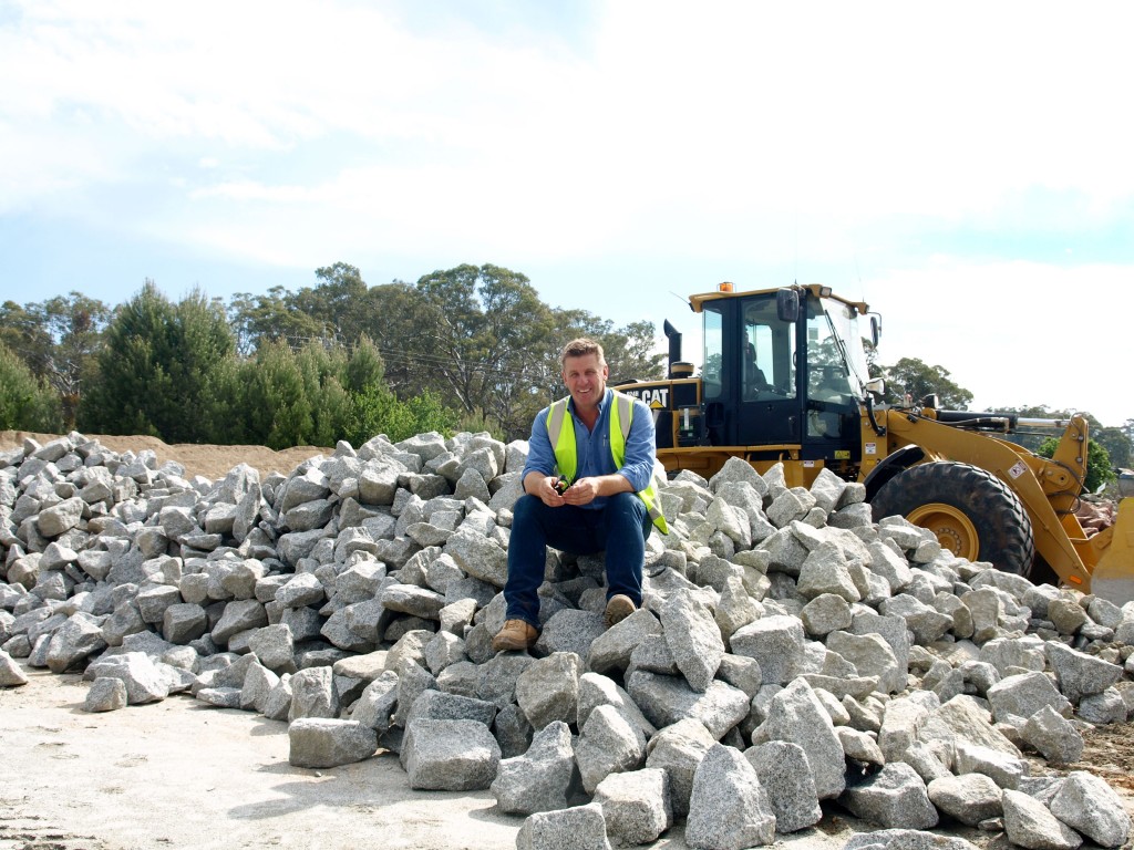SITE PHOTO: At Barossa Quarry in Angaston, SA.