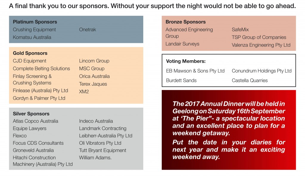List of sponsors