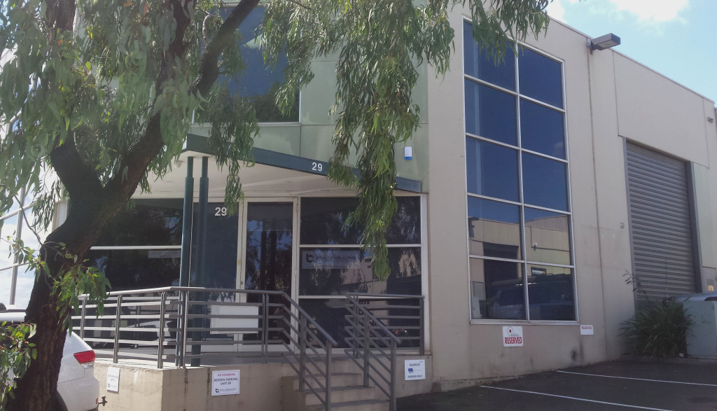 Site Photo: New premises in Nunawading.