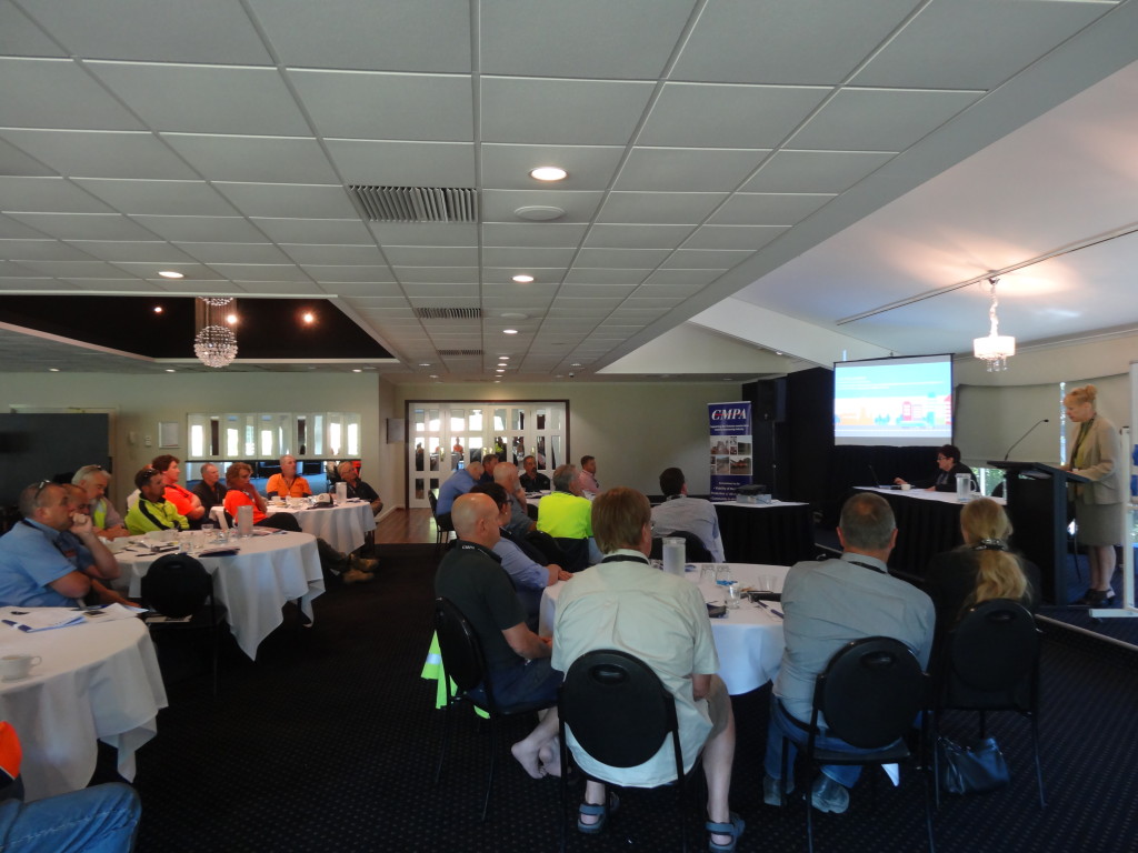 Franka Chick, VicRoads presenting during the Traffic Management Workshop.