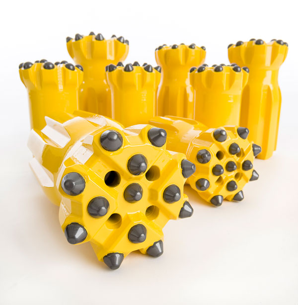 Epiroc drill bits T51 suitable for a T40 rig.
