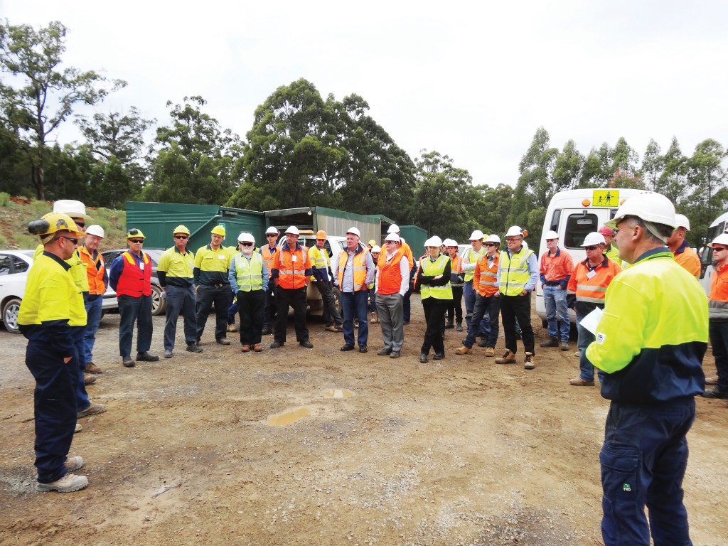 SITE PHOTO: Tour of Castella Quarries.