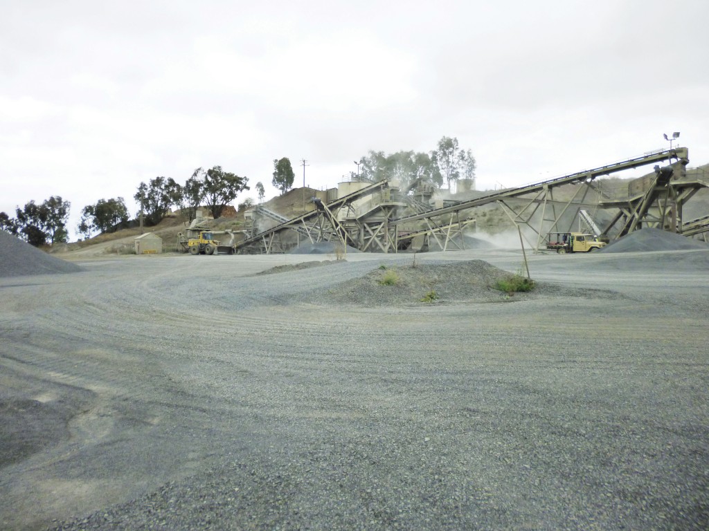 SITE PHOTO: Moree Quarry Crushing Plant