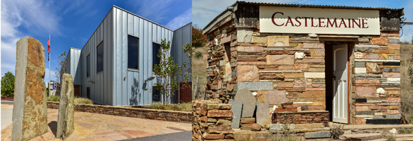 Castlemaine Police Station and Castlemaine Slate on display